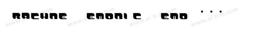 Arachne Demonic Demo字体转换